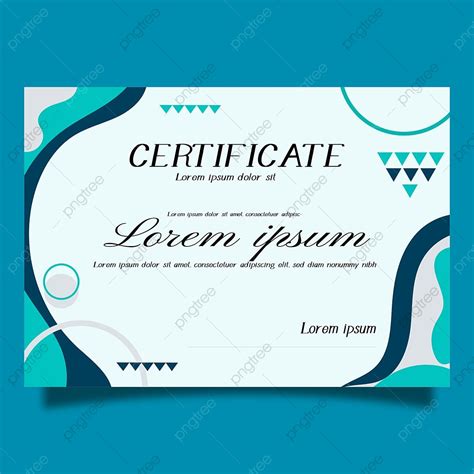 Modern Certificate Minimalist Design Template Download On Pngtree