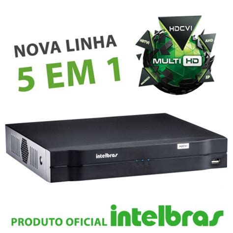 DVR Intelbras 8 Canais Multi HD Alta Resolução MHDX Shopee Brasil