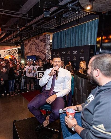 Vegas Golden Knights’ Forward Ryan Reaves Celebrates at Hyde Lounge at ...