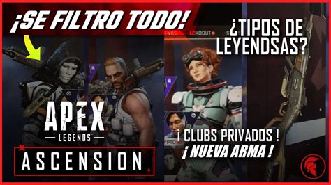 Apex Legends Temporada 7 Ascension ¡ Spoilers Leyendas Habilidades