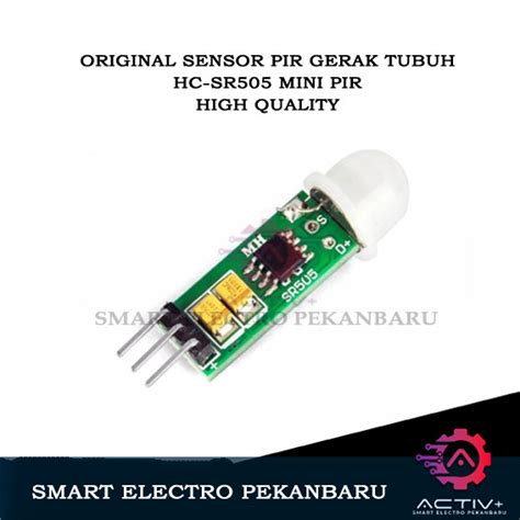 Jual ORIGINAL MODULE SENSOR PIR HC SR505 Sensor Infrared HC SR505 MINI