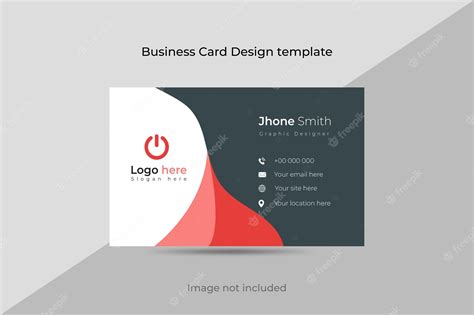 Premium Vector | A business card design template for a phone service