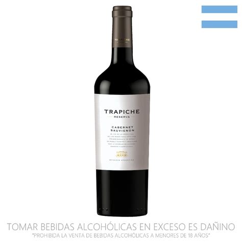 Vino Tinto Cabernet Sauvignon Trapiche Reserva X Ml Perufarma Sa