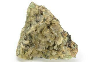 3 Green Cubic Fluorite Crystal Cluster Morocco 219267 For Sale