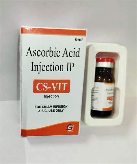 Ml Cs Vit Ascorbic Acid Injection At Rs Piece Vitamin C