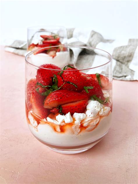 Strawberry Basil Eton Mess