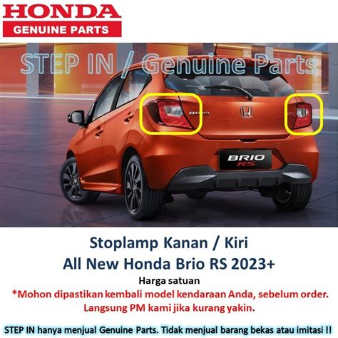 Jual Stop Lamp Lampu Belakang Smoke Side Mundur Honda Brio Rs