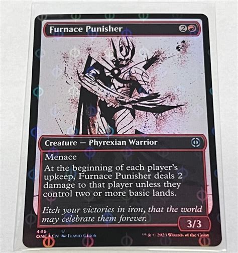 Furnace Punisher Showcase Step And Compleat Foil Phyrexia All Will Be