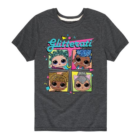LOL Surprise! - Glitterati Retro Grid - Toddler And Youth Short Sleeve