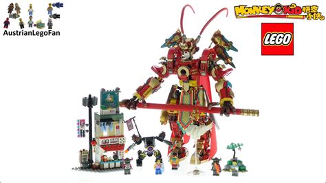 LEGO Monkie Kid 80012 Monkey King Warrior Mech Lego Speed Build YouTube