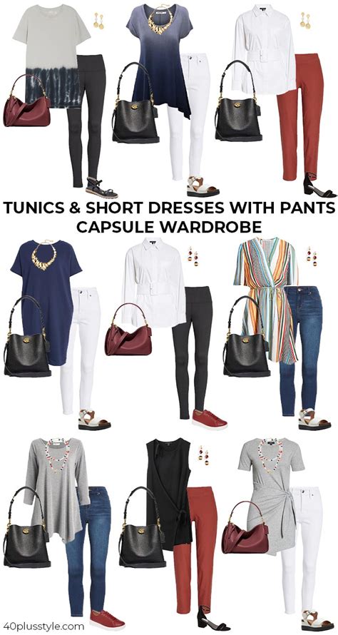 How To Wear Tunics Or Short Dresses With Pants