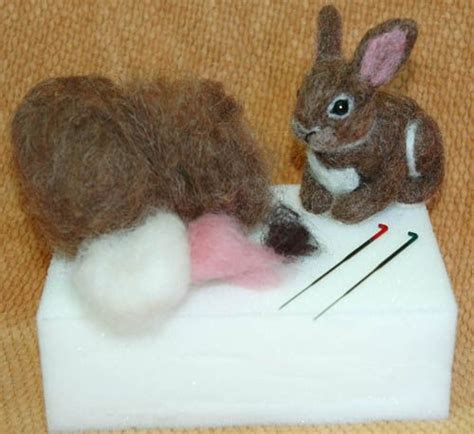 1st Needle Felted Kit BUNNY By Amber Rose Creations On DeviantArt