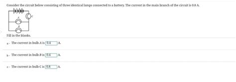 Consider The Circuit Below Consisting Of Three Identical Lamps Connected