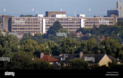 Gartnavel General Hospital viewed from the leafy west end of the city ...