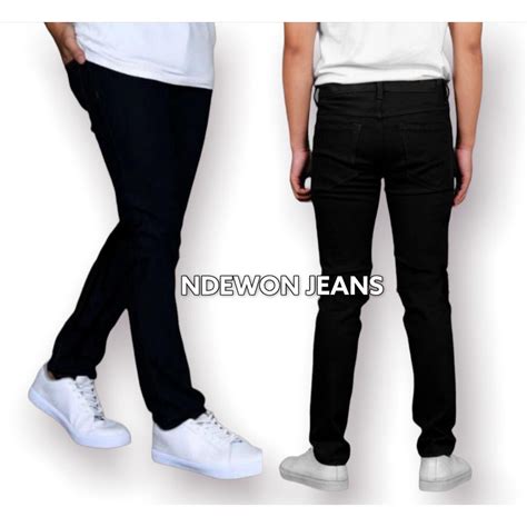 Jual Celan Jeans Pria Slim Fit Celana Panjang Denim Premium Biru