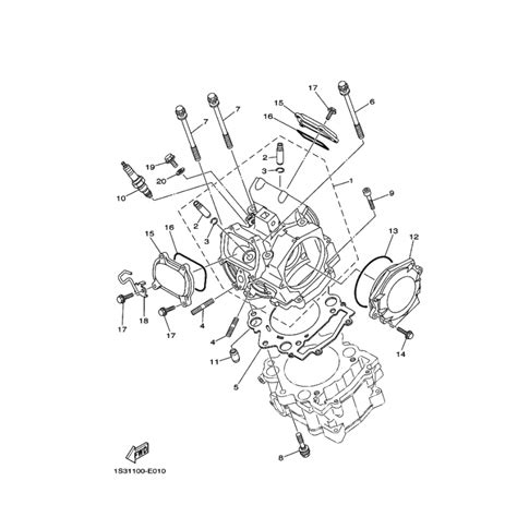 Guia Valvula 1 Original Yamaha YFM 700 RAPTOR N2