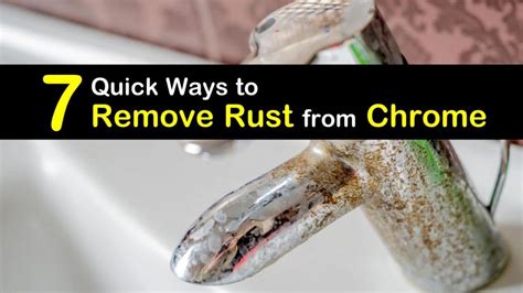 How To Remove Rust From Chrome Bathroom Light Fixture Artcomcrea