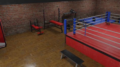 3D Boxing Gym - TurboSquid 2125591