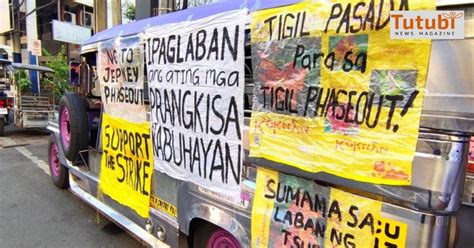 Tigil Pasada Ng Manibela Sisimulan Ngayon Tutubi News Magazine