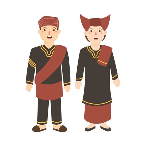 Padang West Sumatra Traditional Cloth 23157469 Vector Art At Vecteezy