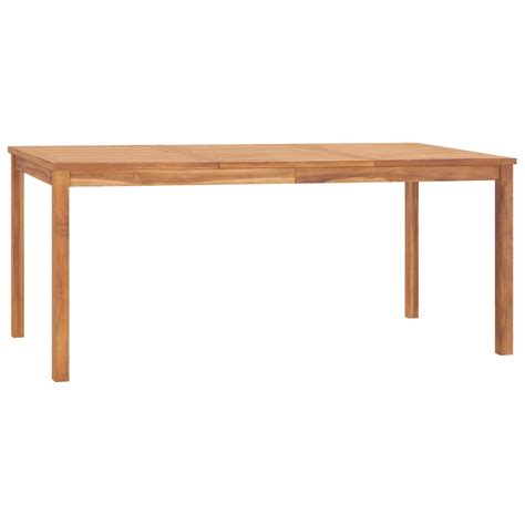 Mesa de jantar para jardim 180x90x77 cm madeira teca maciça Loja