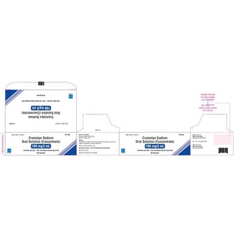 CROMOLYN SOD ORL SOL 100MG 5ML RX Products