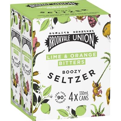 Brookvale Union Seltzer Lime 330ml - Boozy