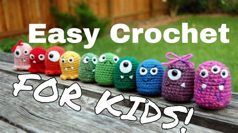 9 Super Easy Crochet Projects For Kids To Make Youtube