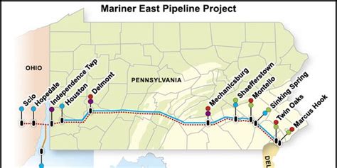 Sunoco Pipeline Map