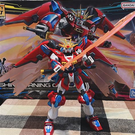 Completed Shin Burning Gundam R Gunpla