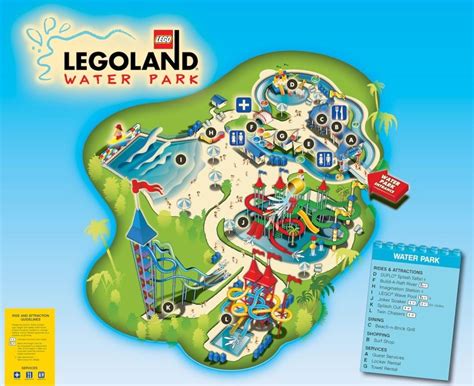 Legoland Water Park Map