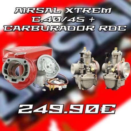 AIRSAL XTREME 88cc Diametro 50 Carrera 45 CARBURADOR RDC