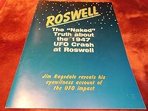 Roswell The Naked Truth About The 1947 UFO Crash At Roswell Von Ragsdale Jim Very Good