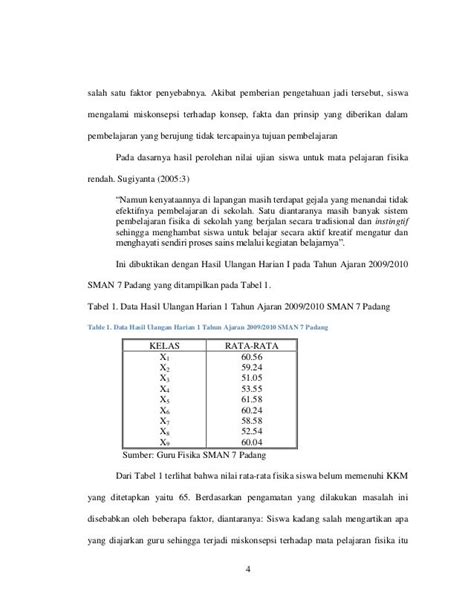 Cara Menulis Sumber Tabel Dari Jurnal