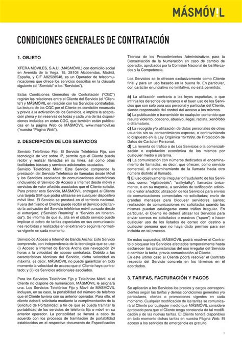 Pdf Condiciones Generales De Contrataci N Pdf Filecondiciones