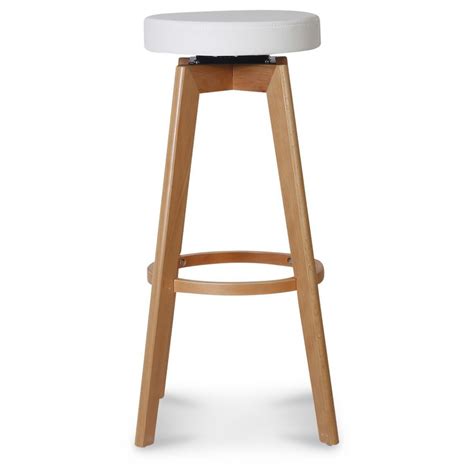 Tabouret De Bar Bois Blanc Rohan Suisses