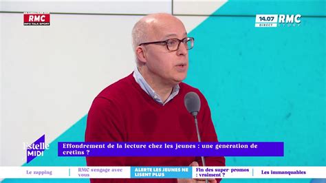 Replay Effondrement De La Lecture Chez Les Jeunes Baisse Du Niveau D