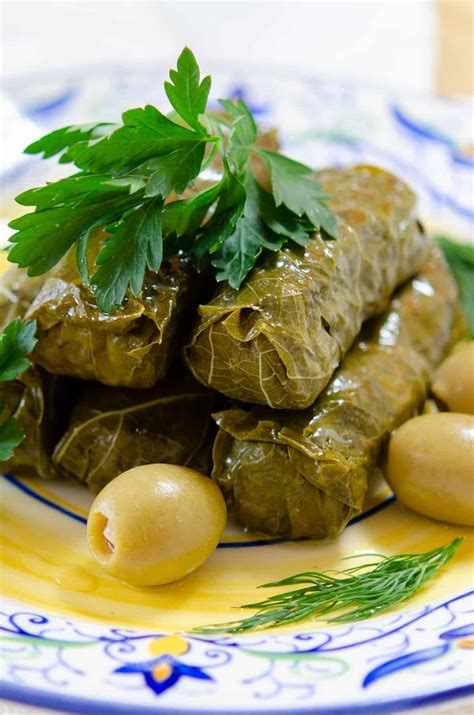 history  stuffed grape leaves dolma recipe bulb