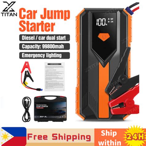 XTITAN 99800mAh Multi Function 12V Car Jump Starter Emergency Power