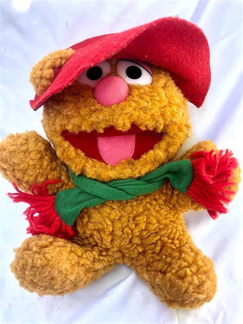 Vintage Fozzie Bear Plush Muppets Babies by Henson 1987 - Etsy