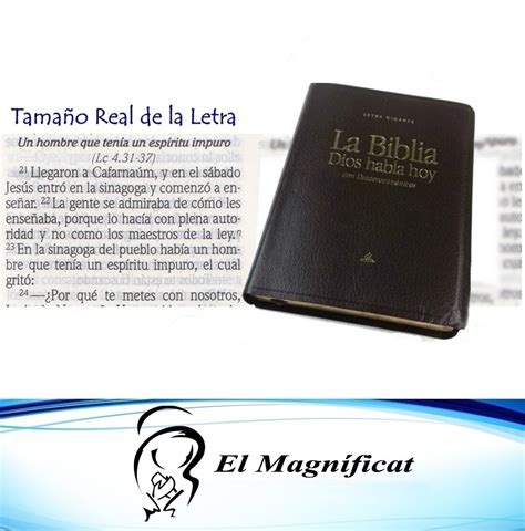 BIBLIA DIOS HABLA HOY LETRA GIGANTE