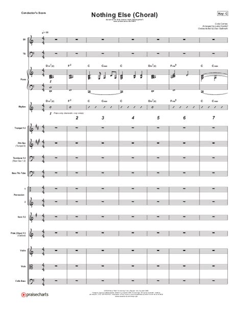 Nothing Else Choral Anthem Satb Cody Carnes Arr Luke Gambill