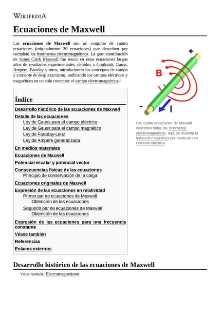 Ecuaciones De Maxwell Pdf