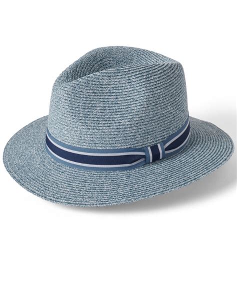 Failsworth Antigua Straw Hat Blue Bennevis Clothing