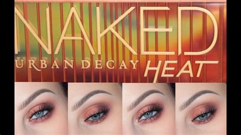 URBAN DECAY NAKED HEAT PALETTE LOOK Beccaboo YouTube