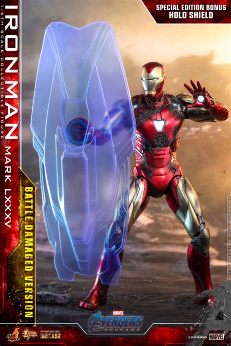 Hot Toys Avengers Endgame Battle Damaged Iron Man Movie Masterpiece