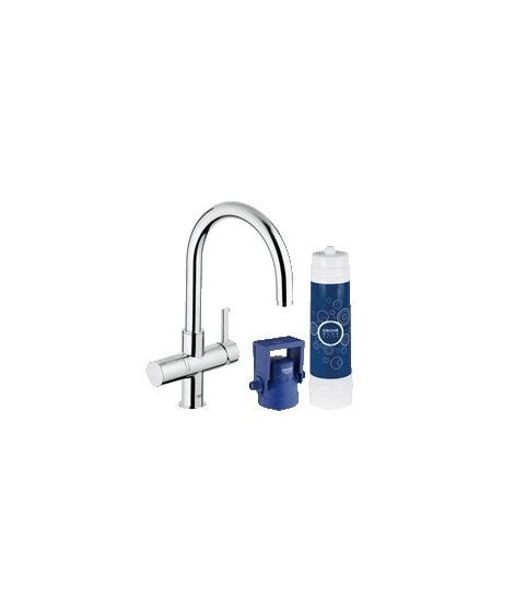 Bateria Kuchenna Z Filtrem Do Wody Zestaw Startowy Grohe Blue