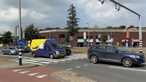 Verkeersdrukte In Rotterdam Door Werkzaamheden Aan A Youtube