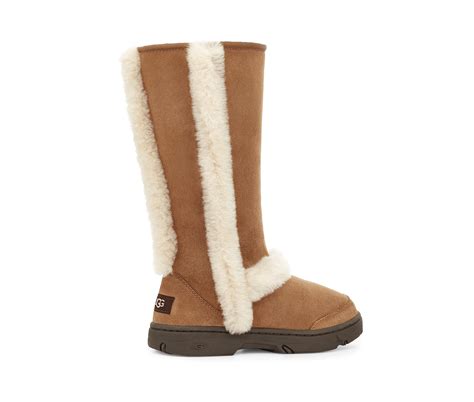 Tall Tan Uggs With Buttons