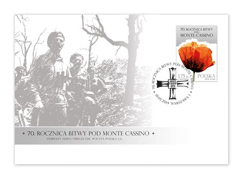 Poczta Polska Ze Znaczkiem Na Monte Cassino Biuro Prasowe Poczty Polskiej